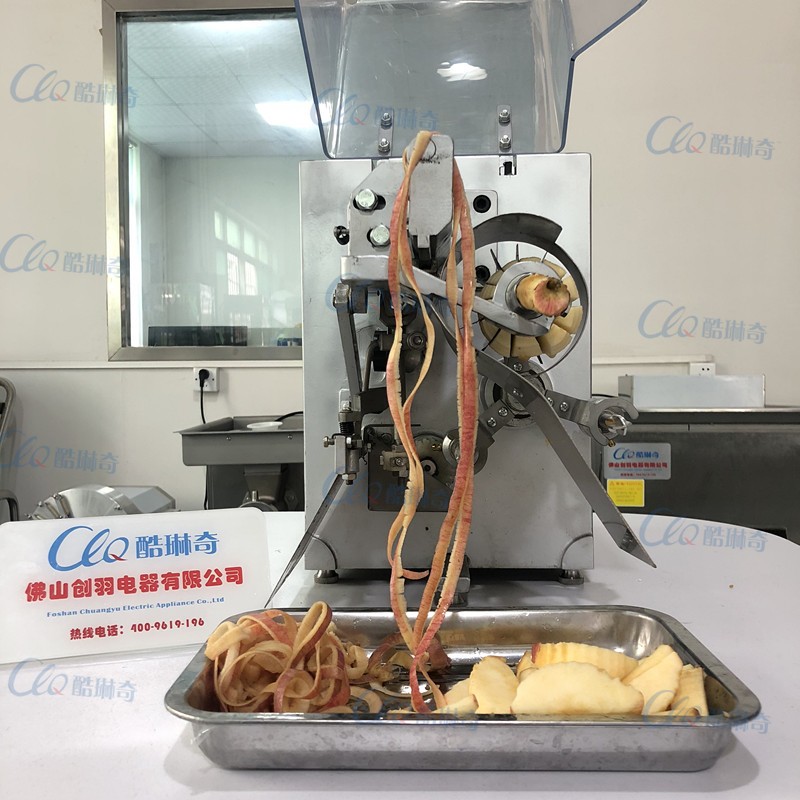 蘋果全自動蘋果削皮機去核分瓣一機多用蘋果切瓣機江浙瀘蘋果機器