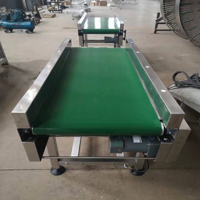 食品皮帶過渡輸送線 皮帶輸送設(shè)備 電商物流快遞輸送線 斜面接駁