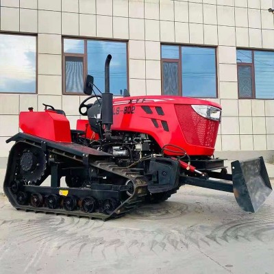 水旱兩用水田旋耕機(jī) 開(kāi)溝除草施肥犁地機(jī) 乘坐式履帶微耕機(jī)