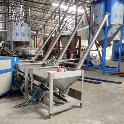 源頭輸送設備廠家 固態(tài)顆粒螺旋上料機 可移動式 粉體絞龍輸送機