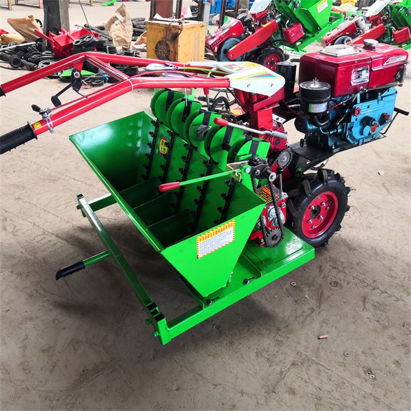 多行大蒜點(diǎn)播機(jī) 商用大蒜播種機(jī)種植機(jī) 手扶式大蒜種植機(jī)械