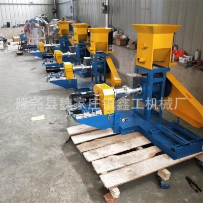 廠家直銷狗糧機(jī) 寵物飼料膨化機(jī) 水產(chǎn)魚泥鰍青蛙飼料顆粒膨化機(jī)