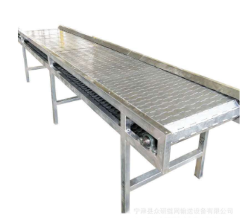 供應(yīng)食品鏈板式傳送帶板式輸送線輸送機(jī)變頻調(diào)速快遞分揀省工省力