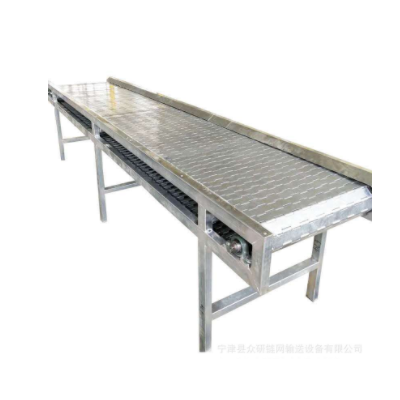 供應(yīng)食品鏈板式傳送帶板式輸送線輸送機(jī)變頻調(diào)速快遞分揀省工省力