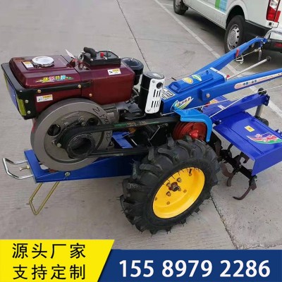 農(nóng)用手扶式拖拉機 山地丘陵手扶打地機 大馬力起壟開溝耕田機