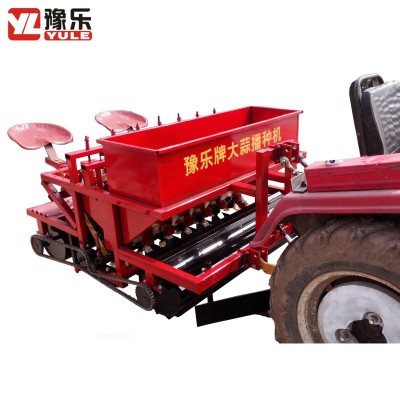 廠家直銷豫樂牌四輪車帶大蒜播種機(jī)農(nóng)用大蒜種植機(jī)