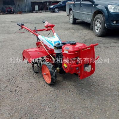 廠直銷柴油四驅(qū)手扶式小型微耕機 果園施肥開溝機 硬地山地松土機