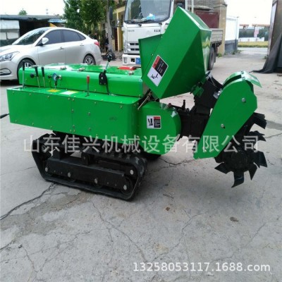 果園丘陵履帶式多功能開溝機 廠家供應履帶式開溝施肥除草回填機