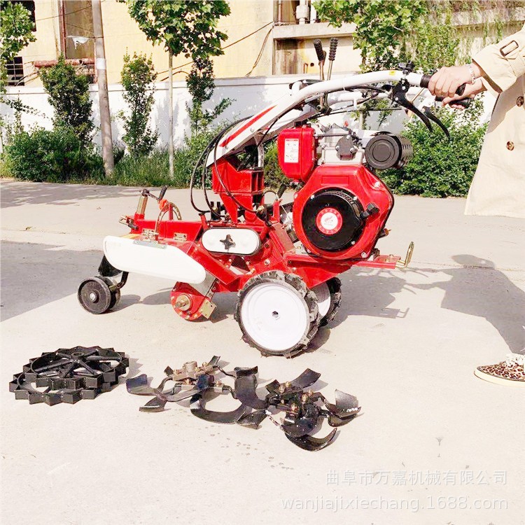 手扶式田園管理機(jī) 農(nóng)田大棚松土旋耕機(jī) 山地丘陵柴油開(kāi)溝機(jī)圖片
