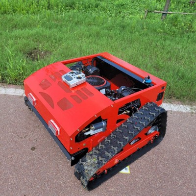 遙控割草機(jī)小型家用履帶式自走草坪機(jī)智能園林果茶園除碎草車