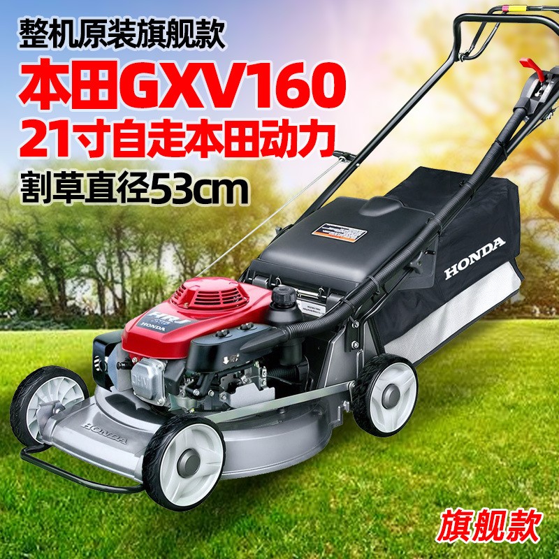 汽油草坪機(jī)本田GXV160動(dòng)力自走割草機(jī)四沖程剪草修剪機(jī)手推除草機(jī)
