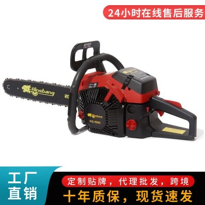 油鋸伐木鋸5800二沖程鏈鋸大功率油鋸批發(fā)伐木機(jī)多功能園林汽油鋸