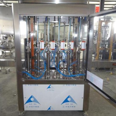 全自動大桶食用油灌裝機 芝麻橄欖油灌裝線設(shè)備 全伺服液體灌裝機