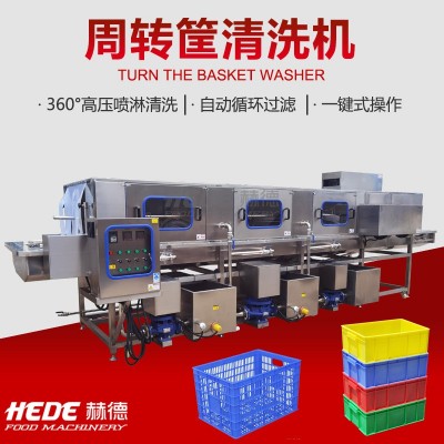 全自動(dòng)高溫高壓洗筐機(jī) 屠宰場(chǎng)周轉(zhuǎn)筐清洗機(jī) 蔬菜筐高壓清洗機(jī)