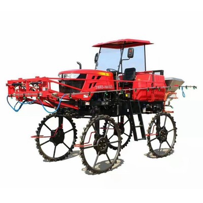 四輪自走式打藥機 農業(yè)自走式殺蟲噴藥機 自走式施肥機