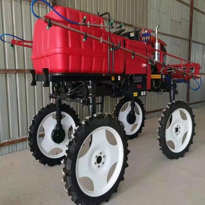 四輪自走式打藥機 農業(yè)自走式打藥施肥機 大容量自走式殺蟲噴藥機