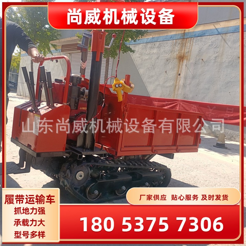 座駕式履帶運(yùn)輸車農(nóng)用果園全地形多功能爬山虎運(yùn)輸能力強(qiáng)爬坡平穩(wěn)