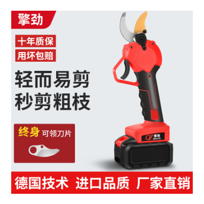 電動(dòng)修枝剪4公分單電雙電池套餐代發(fā)