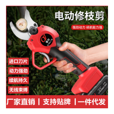 鋰電電動(dòng)剪刀充電式修剪樹枝果樹園藝剪子修枝剪樹剪刀剪枝神器