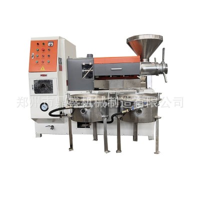 榨油機(jī)商用全自動大型花生大豆胡麻菜籽小型螺旋榨油機(jī)中型油坊