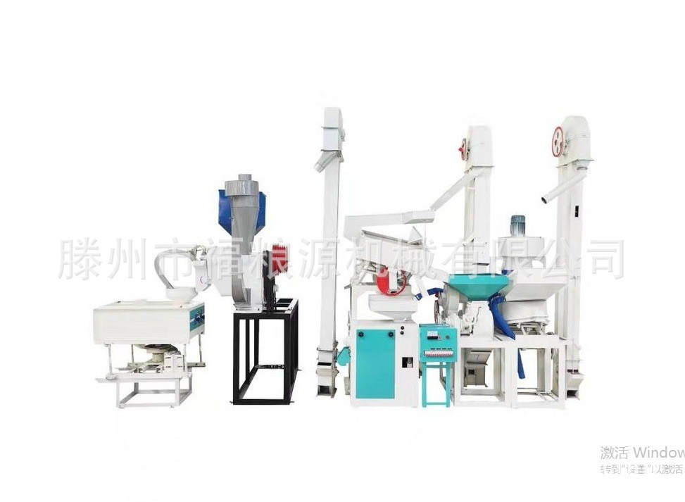 全自動大米加工生產(chǎn)線設(shè)備 谷物脫殼去皮碾米機