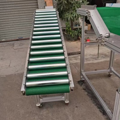 無動力滾筒輸送線自動化流水線貨卸神器不銹鋼滾輪傳送帶搬運設(shè)備