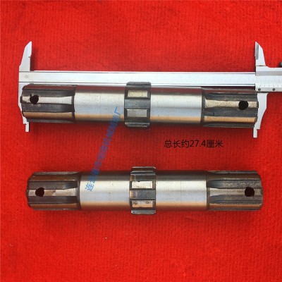 農(nóng)機配件 連云港旋耕機配件 軸 單孔花鍵軸 支持定做各種軸