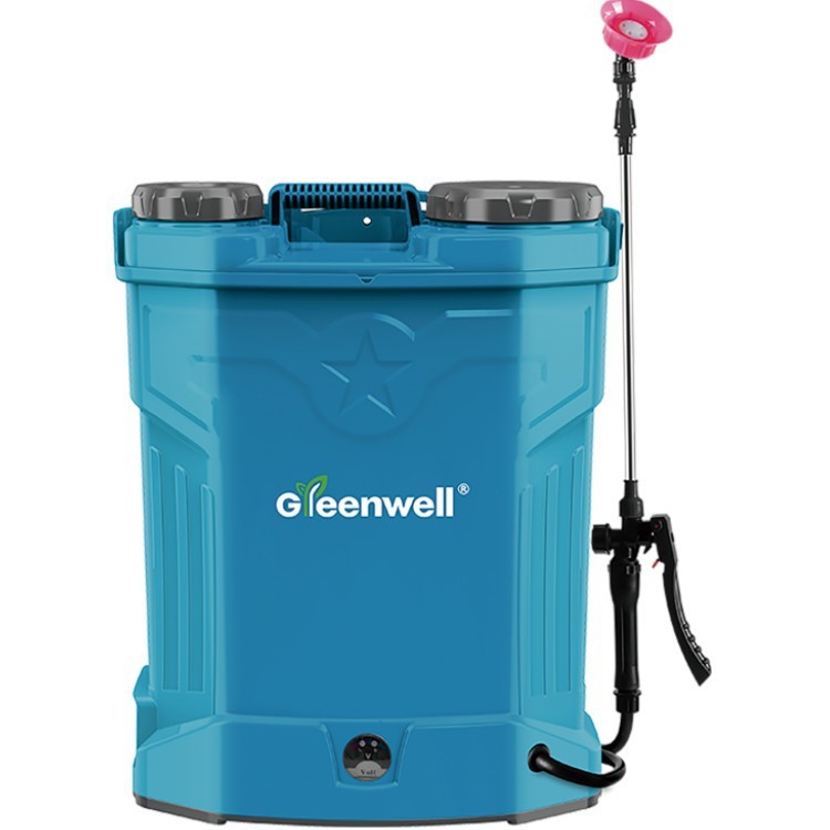 新款16L農(nóng)用電動噴霧器背負(fù)式高壓噴霧器打藥機鉛酸鋰電噴霧器