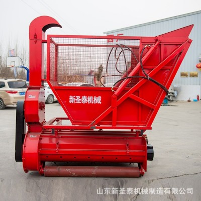 無土秸稈草料回收機(jī)養(yǎng)牛設(shè)備四輪帶草料青儲(chǔ)回收機(jī)二次粉碎收獲機(jī)