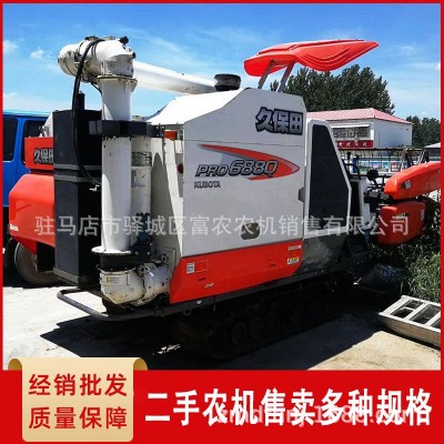 2017年二手久保田688Q大糧倉履帶式水稻小麥油菜聯(lián)合收割機