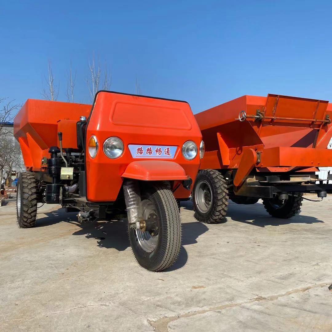 新疆拖拉機(jī)帶動撒肥機(jī) 顆粒化肥拋灑機(jī) 干濕牛羊糞撒糞車廠家