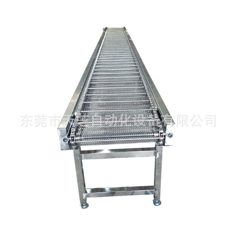 廠家供應優(yōu)質(zhì)網(wǎng)鏈輸送機 網(wǎng)帶輸送機 不銹鋼鏈板提升機食品傳送機
