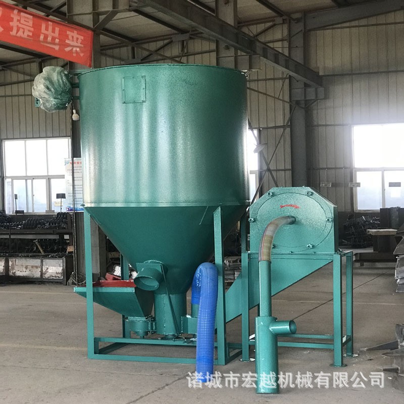 飼料粉碎攪拌機(jī) 立式粉碎攪拌一體機(jī) 全自動混合攪拌罐 廠家貨源