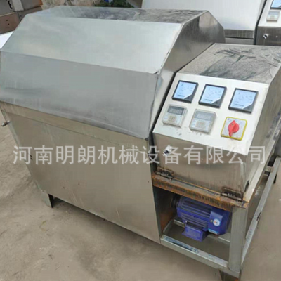 全自動不銹鋼炒貨機(jī) 現(xiàn)貨花生芝麻菜籽炒料機(jī) 電加熱型電磁炒貨機(jī)