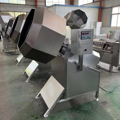 多功能滾筒不銹鋼自動(dòng)板料機(jī)牛羊肉涼菜休閑食品八角拌料機(jī)