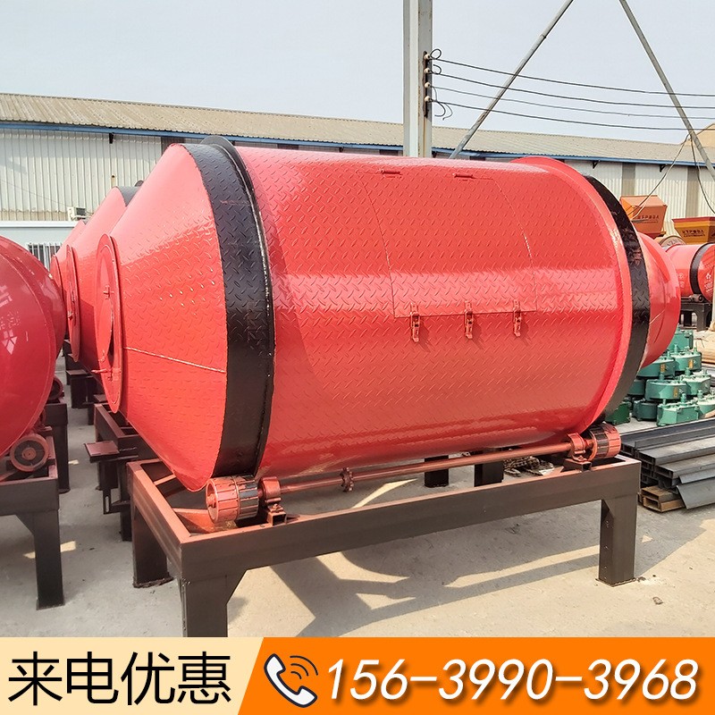 廠家熱銷 臥式干濕牧草飼料混合機牛羊養(yǎng)殖拌料機滾筒式攪拌機