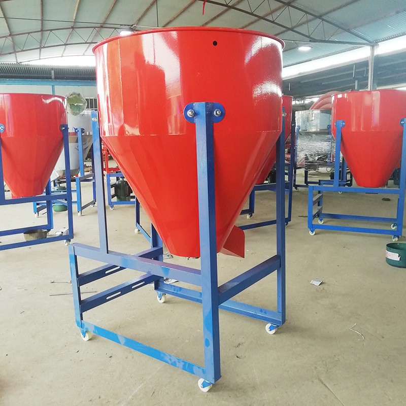 立式不銹鋼飼料混合機 玉米拌種機 220V養(yǎng)殖飼料粉末攪拌機