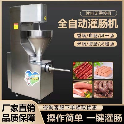 定制全自動灌腸機(jī)商用立式絞肉香腸機(jī)多功能臘火腿腸肉類灌裝機(jī)器