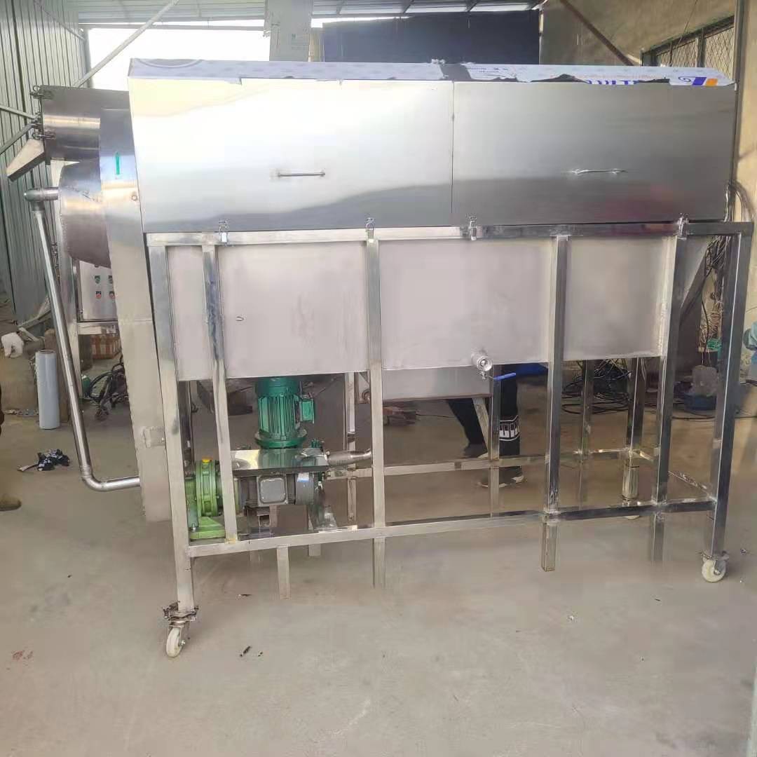 不銹鋼毛刷螺旋清洗機(jī) 水果高壓噴淋清洗機(jī) 軟包裝袋去污清洗