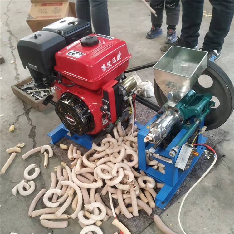 錦盛牌架勢(shì)汽油膨化機(jī) 小型自動(dòng)切斷彎管膨化機(jī) 黑米爆花機(jī)