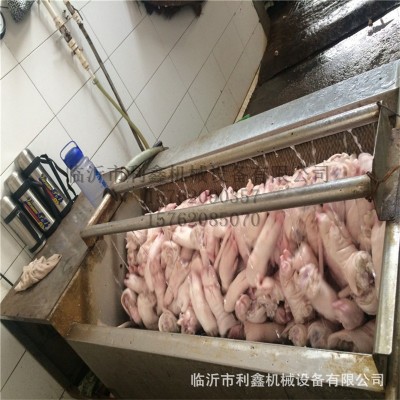 直售毛刷清洗機可清洗范圍廣牛羊頭蹄清洗果類蔬菜肉制品清洗利鑫