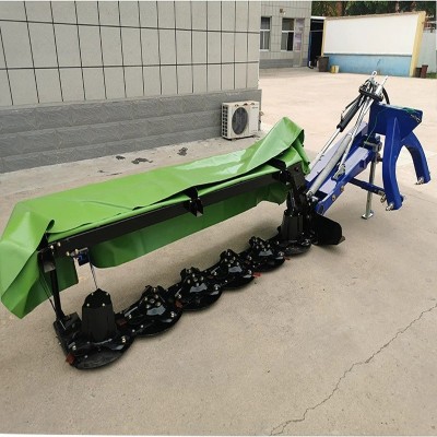 六盤割草機(jī) 拖拉機(jī)后置懸掛割草機(jī) 農(nóng)用拖拉機(jī)懸掛牧草多盤除草機(jī)