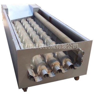 蓮藕生姜芋頭大蘿卜清洗機(jī) 根莖類(lèi)果蔬清洗去泥毛輥清洗機(jī)