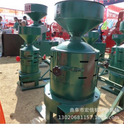 高粱谷子去皮碾米機(jī) 家用小型脫殼打米機(jī) 電動(dòng)砂輥式糙米碾米機(jī)