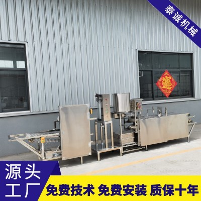 仿手工豆腐皮機 商用小型全自動豆腐皮機 豆制品設(shè)備泰誠千張機器