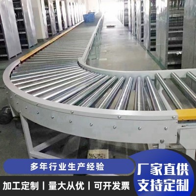 動力滾筒輸送機(jī) 180度轉(zhuǎn)彎機(jī)快遞物流輸送線自動滾筒流水線廠家