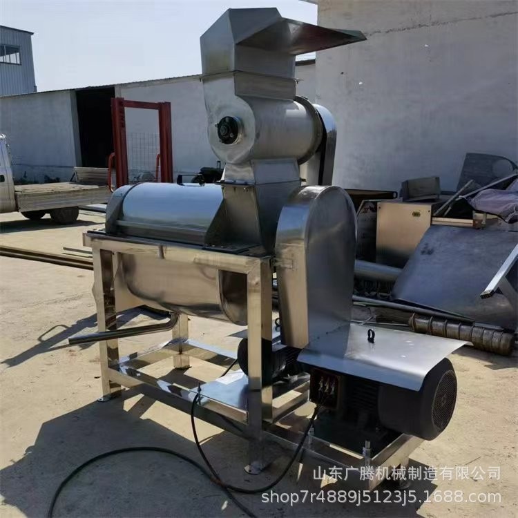 菠菜胡蘿卜汁榨汁機 廣騰臺式大型榨汁機 果蔬面使用工業(yè)榨汁設(shè)備