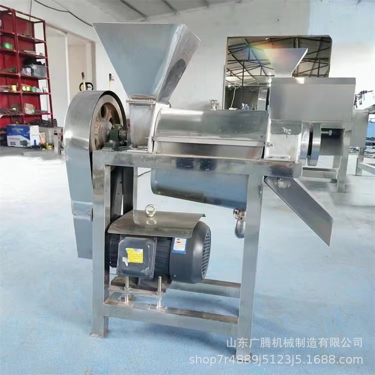 供應(yīng)不銹鋼螺旋破碎榨汁機 噸級苦瓜黃桃蘆筍商用大型榨汁機械