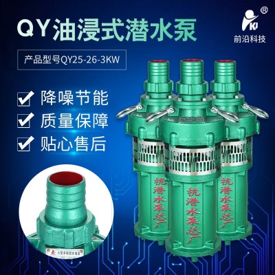 廠家直銷QY油浸泵充油式噴泉潛水泵 排水泵大流量高揚(yáng)程