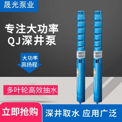晟光泵業(yè)150QJ10深井泵三相高揚程井用深水泵多級灌溉工程潛水泵